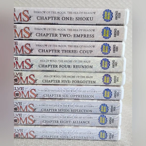 The Twelve Kingdoms Collection Vol 1-9 Anime Works DVD English Japan Dub